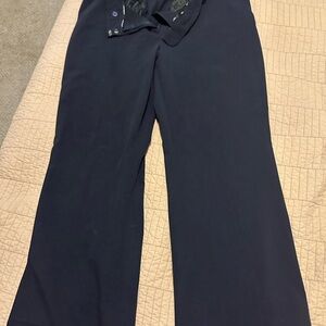 Liz Claiborne Midnight Blue Wide Leg Trousers